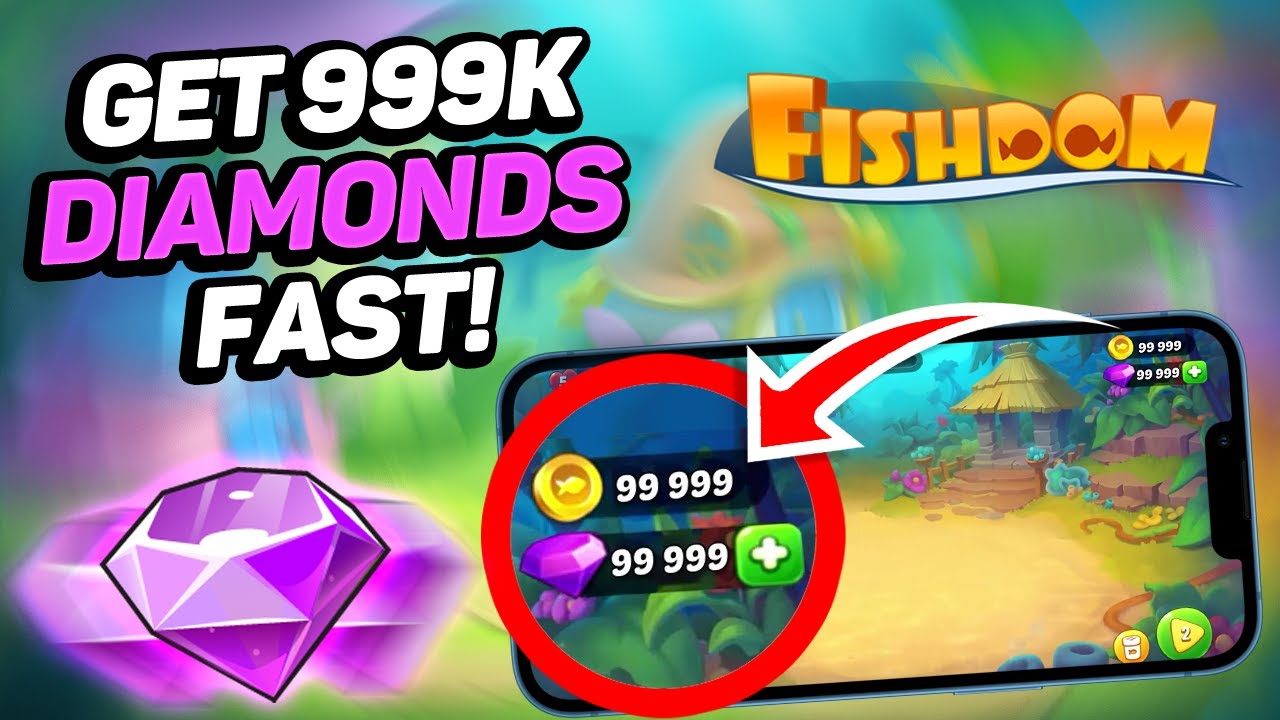 How To Get Unlimited DIAMONDS & COINS in Fishdom 2022 (Android/iOS