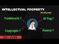 Copyright, Trademark, Patent, Geographical Indicator - Know Everything About Intellectual Property.