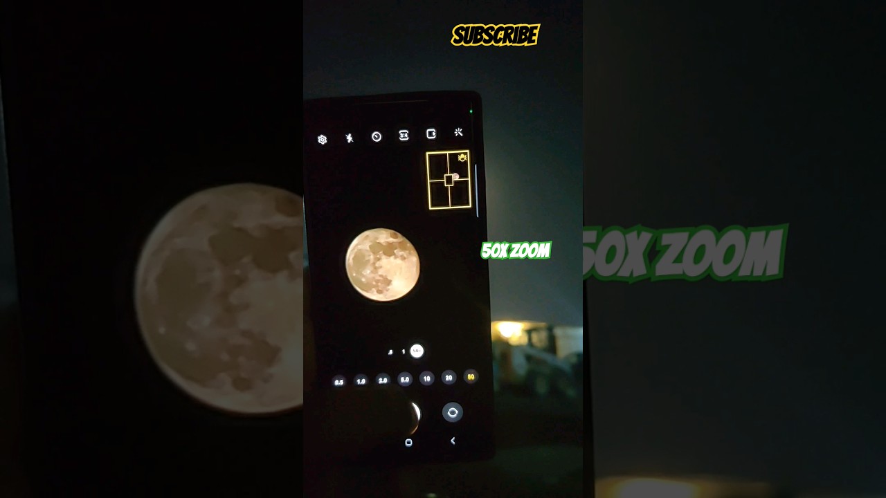 Samsung Note 20 Ultra Moon 50X Zoom