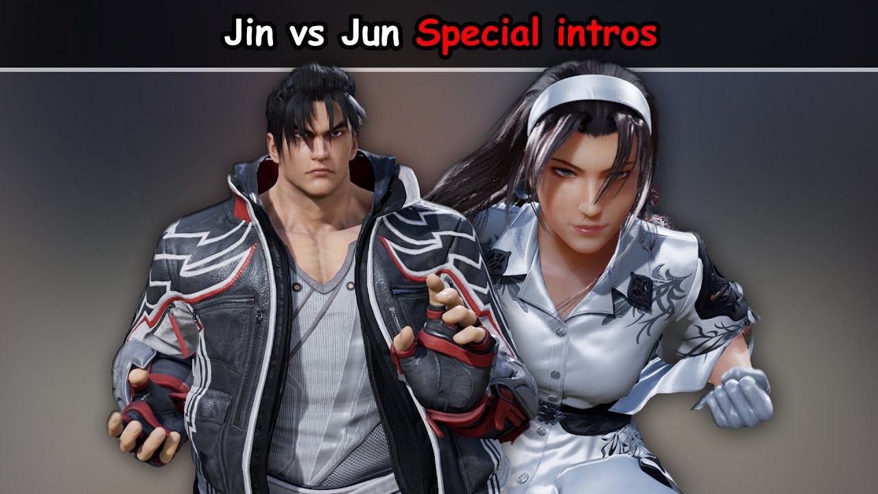 Tekken 8 – Jun Vs Jin Kazama (Special Intros) | Body Swap - YouTube