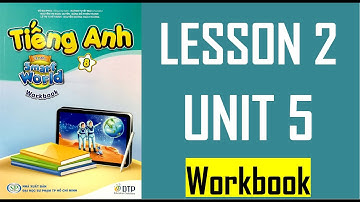 [TIẾNG ANH 8] I Learn Smart World - Workbook -  UNIT 5. SCIENCE AND TECHNOLOGY - LESSON 2