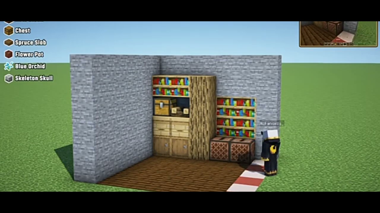 How To Build Interior In minicraft - YouTube