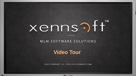 Xennsoft MLM Software Platform Overview