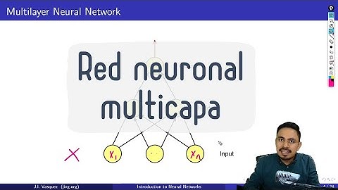 Red neuronal multicapa explicada (perceptrón multicapa)