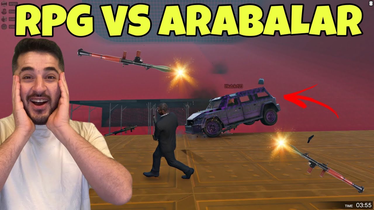 ARABALAR VS  RPG'LER İMKANSIZ PARKUR YARIŞI! -GTA 5 ONLİNE