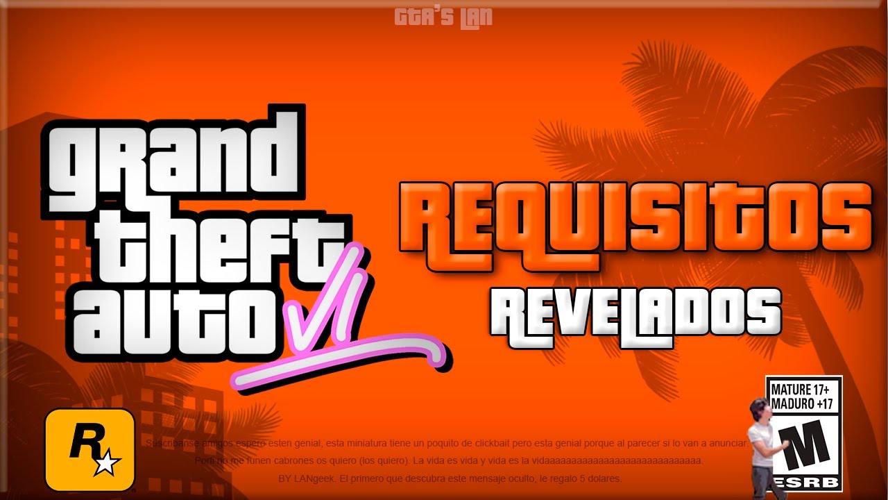 Gta 6 posibles requisitos revelados est tu pc preparada youtube