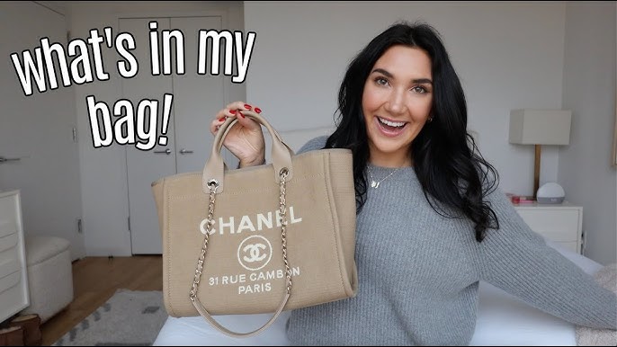 What's In My Work Bag? (Chanel Deauville Tote) 