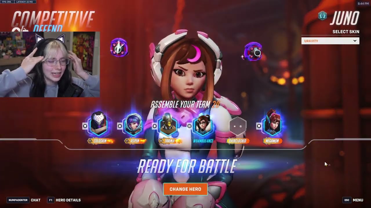 20 тысяч исцелений! Аспен Джуно, Overwatch 2, 17 сезон, топ-500