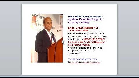 IEEE ANSI relay Device numbers