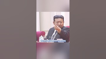 He noticed someone yawning #kimjongun #northkorea #shorts
