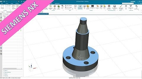 4.1 Antennenstock - Antenna Base Mount - Siemens NX 2007 Training - Part Design