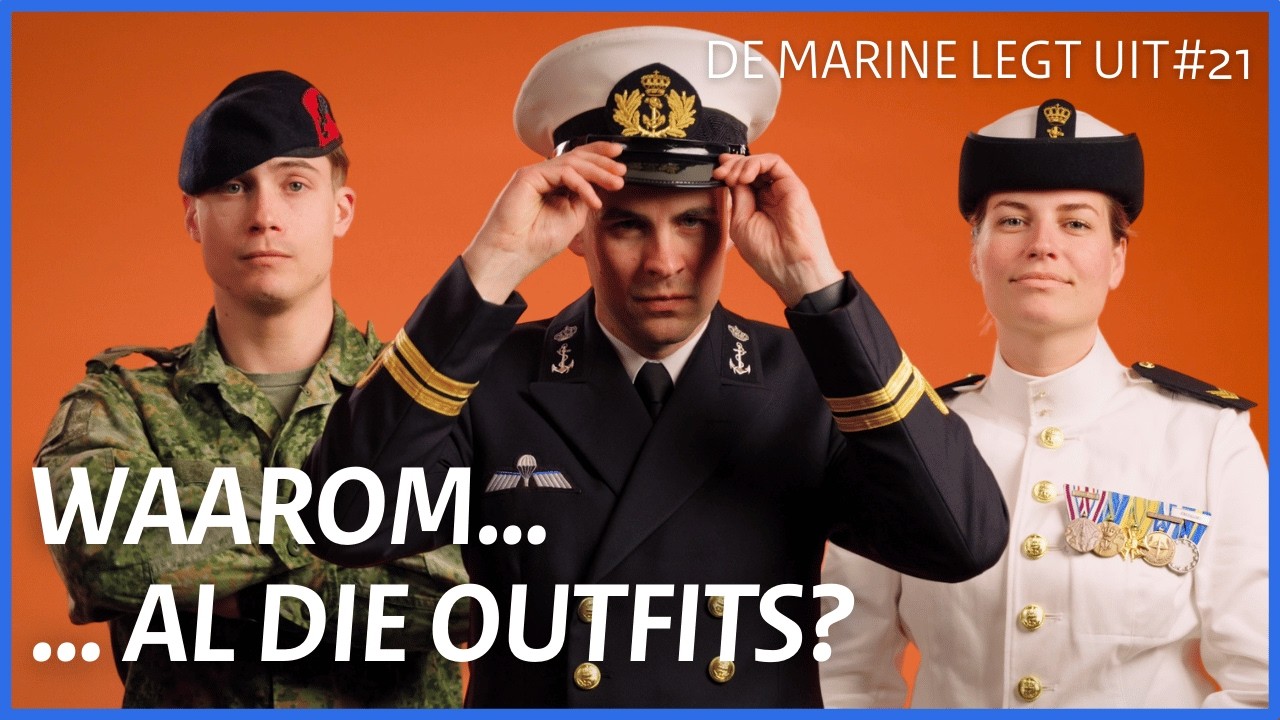Dit zijn (bijna) al onze uniformen! | DE MARINE LEGT UIT ⚓️ #21