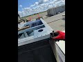 How things get done - Roof Repair Torchdown A/C Curb - Flat Roofing Repair OLD BUR - In progress -