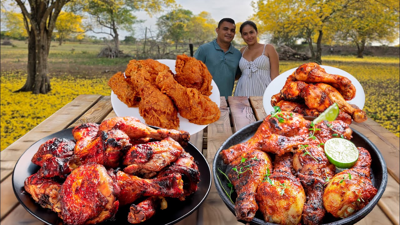 💚​Ni en el Mejor restaurante: 5 formas de hacer Muslos de Pollo💚 (¡El BBQ es increíble!)♥️