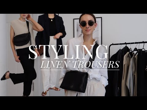 Wide Leg Linen Trousers | Styling For Spring/Summer