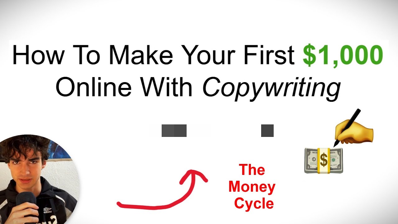 How To Make Your First $1,000 Online With Copywriting - YouTube