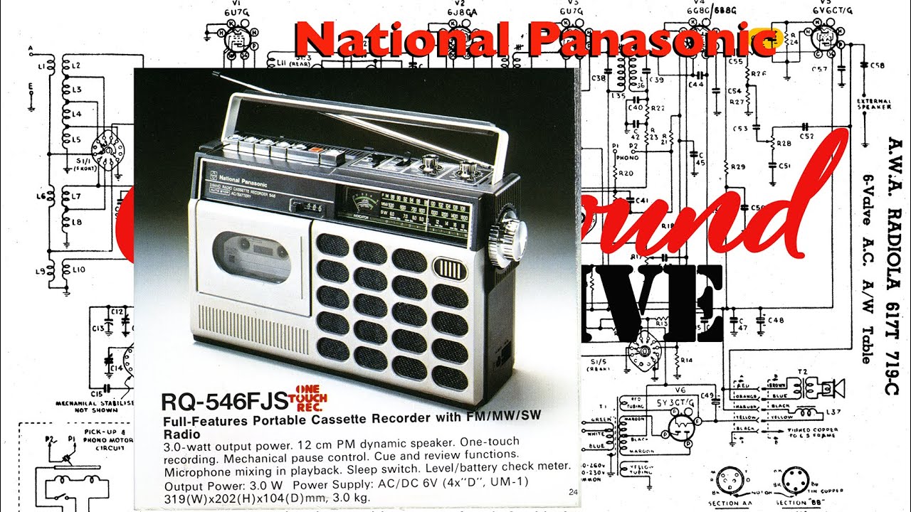 National Panasonic RQ-456FJS 1977 - YouTube