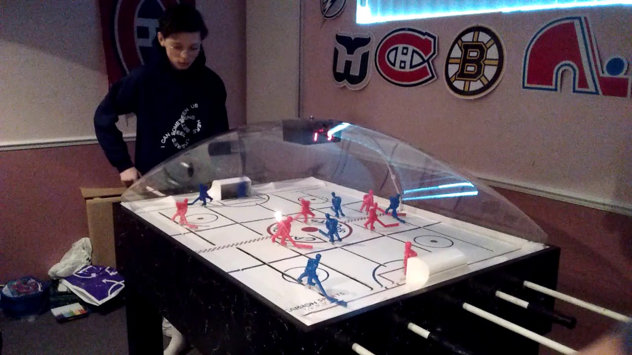 Carrom dome bubble hockey Father against Son Part 3 (Son's revange