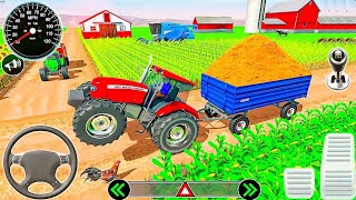 Tractor Farming Driving Simulator 3D - New Tractor Games - Android Gameplay screenshot 4