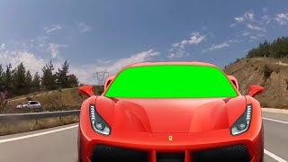 Ferrari Car Drive Window Green Screen Video Footage Hd Crazy Editor Vfx