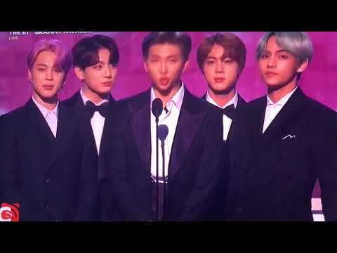 BTS Presenting The Best R&B Album at Grammy Awards 2019