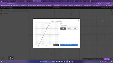 How to Import a Graph from Desmos