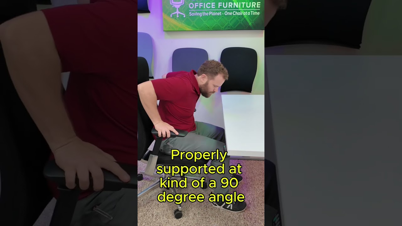 Как правильно сидеть в офисном кресле