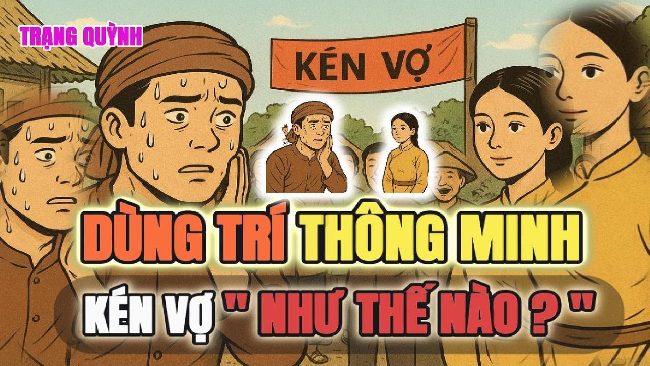 | CHUYỆN CƯỜI NHỨC NÁCH |  TRẠNG QUỲNH KÉN VỢ BẰNG TRÍ KHÔN NHƯ THẾ NÀO ? | TRUYỆN HAY