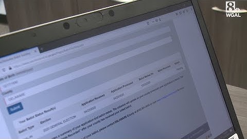 WGAL Voter Guide: How to track your mail-in ballot