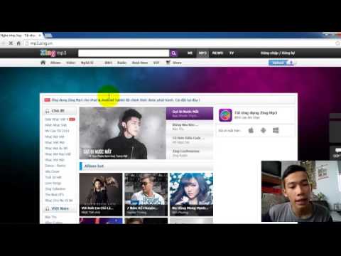 video hướng dẫn tìm và tải nhạc trên trang web mp3.zing.vn