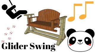 FULL PROJECT AT: http://myoutdoorplans.com/furniture/glider-swing-plans/ SUBSCRIBE for a DIY video almost every single day! If 