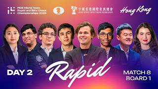 Day 2 | FIDE World Rapid Team Championship 2026 | Match 8 | Board 1