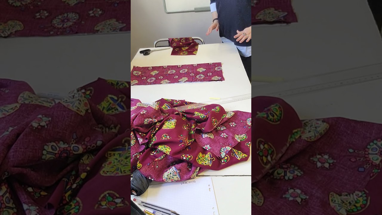 coupe robe kabyle  cole rond