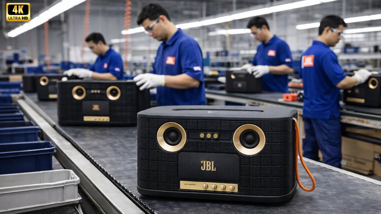 Inside the JBL factory: the JBL Authentics 200 speaker