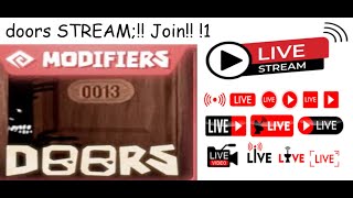 DOORS LIVESTREAM 🔴 | ROBLOX