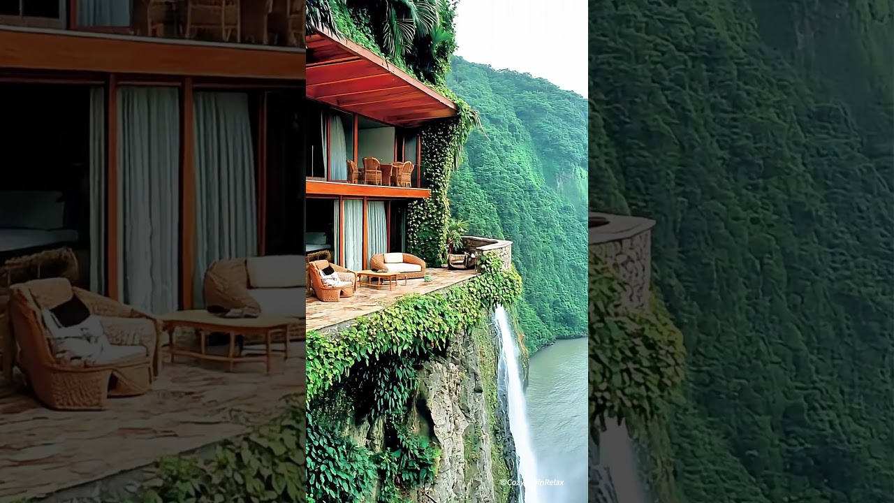 Dreamy Green Balcony Escape 🌿 | Serene Nature Retreat 