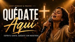 Quédate Aquí.. There’s something powerful about worship in the middle of brokenness. 🤍