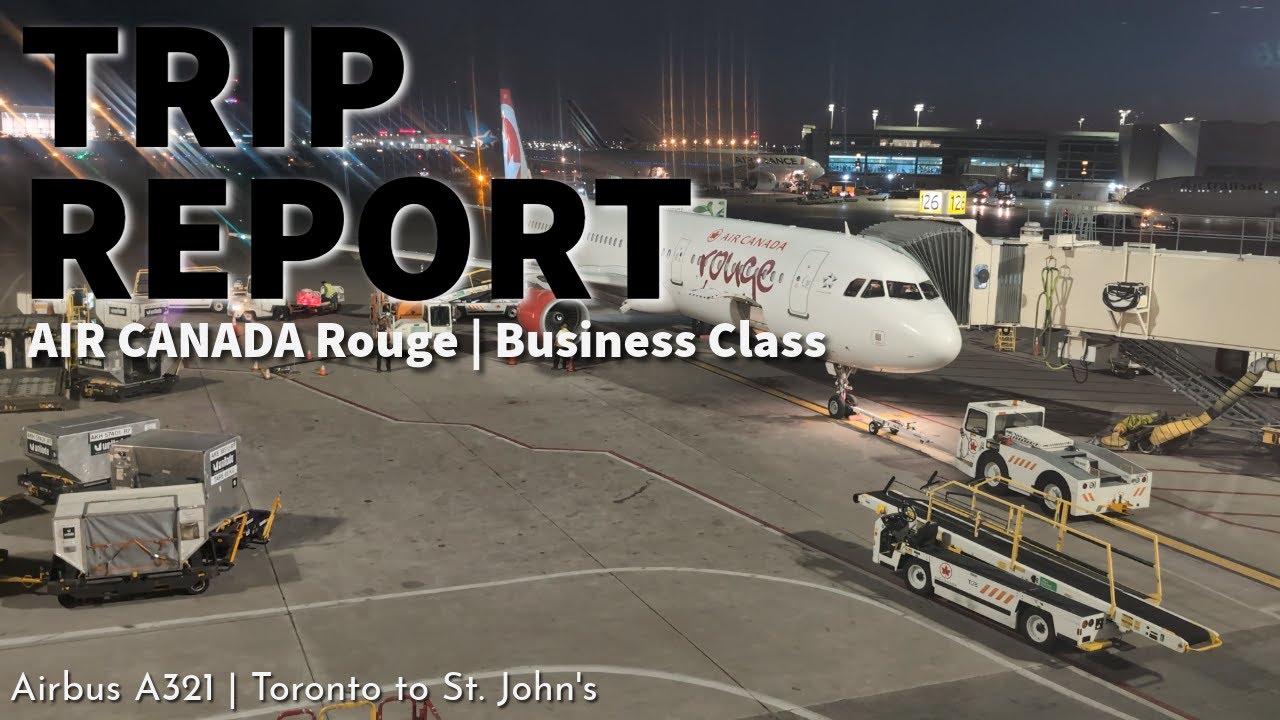 Air Canada Rouge Trip Report - Business Class / Premium Rouge on an Airbus A321 - YYZ to YYT