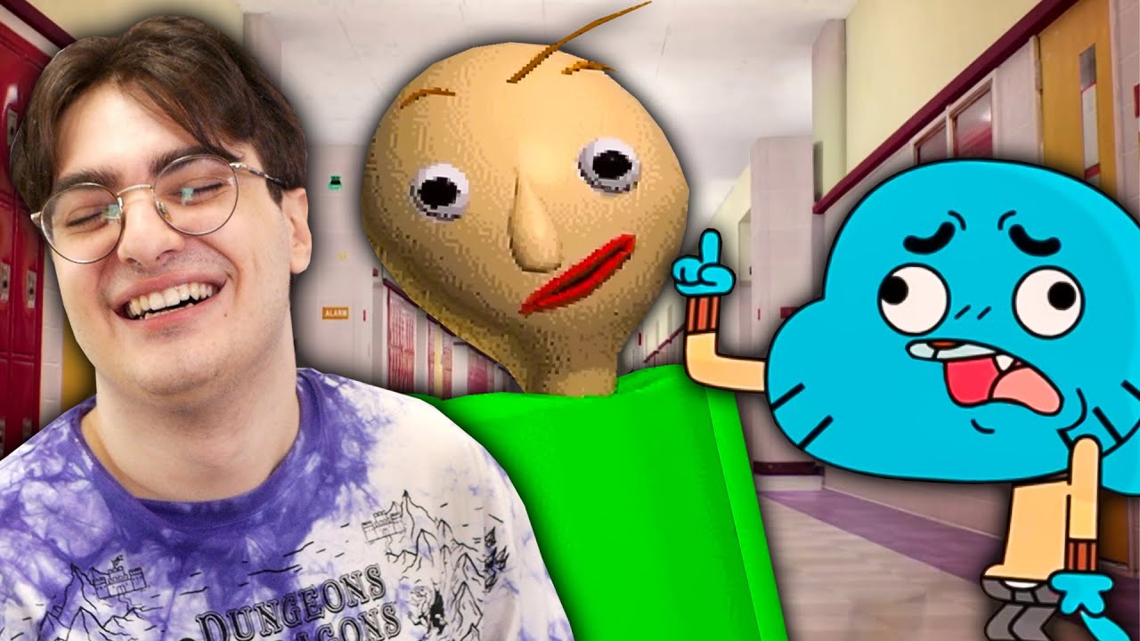 REAGISCO ALLA PARODIA ANIMATA DI GUMBALL CONTRO BALDI!