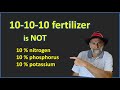 Npk fertilizer numbers  what they really mean