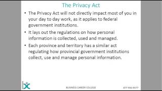 The Privacy Act