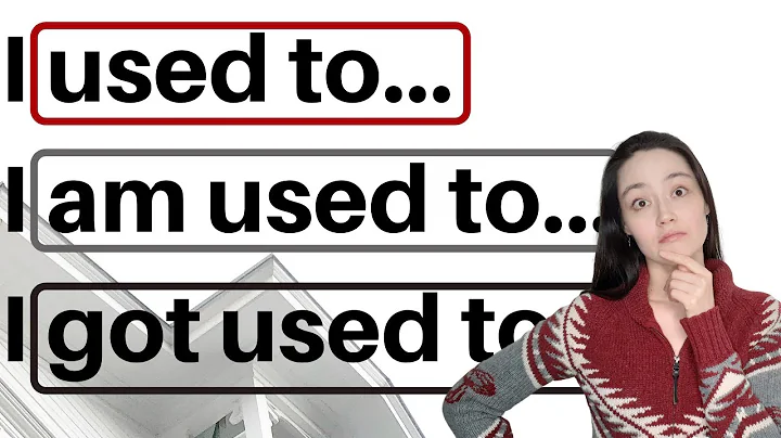USED TO| BE USED TO| GET USED TO - English grammar