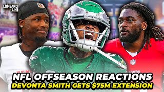 Michael Lombardi: DeVonta Smith Gets $75M, 3-Year Contract Extension | The Lombardi Line - 4/15/2024