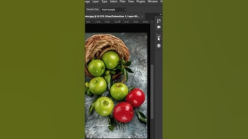 Convert green apples into red apples easily using photoshop! #shorts