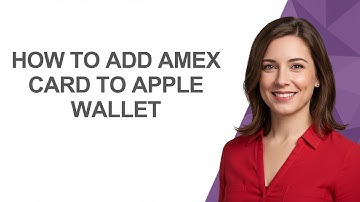 How To Add Amex Card To Apple Wallet - AshleyHowTo