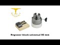 Engraver block universal 80 mm