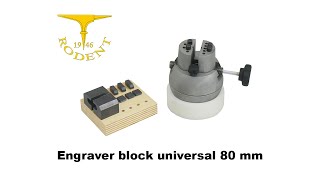 Engraver block universal 80 mm