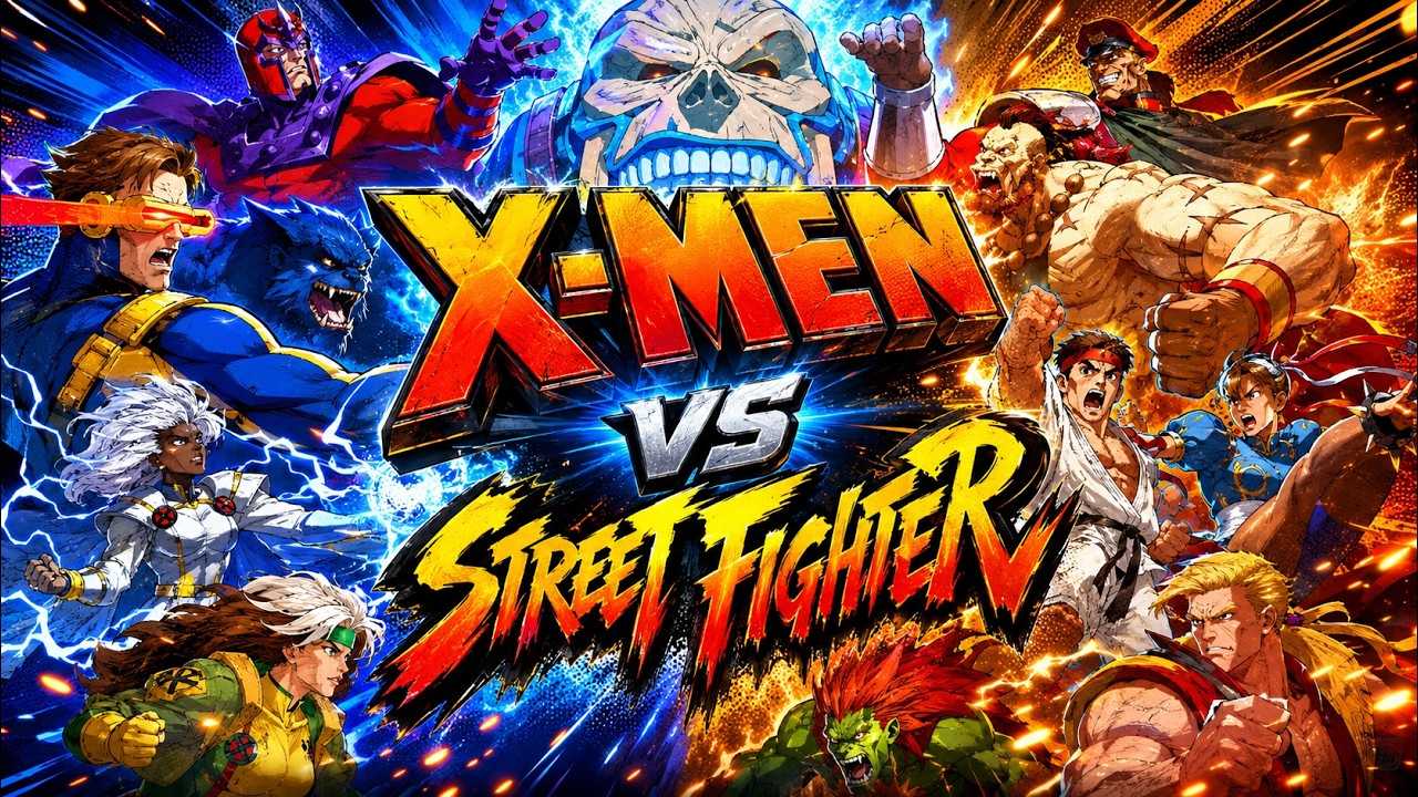 X Men vs Street Fighter Retro Game - YouTube