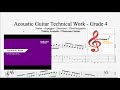 Technical Work - Trinity Acoustic Guitar Grade 4 - SCALES - ARPEGGIO - EXERCISES AND CHORD SEQUENCE