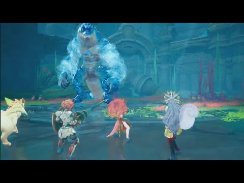 【聖剣伝説】VS水の神獣 ガンドーン (聖剣伝説 VISIONS of MANA)